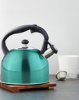 Tea Kettle with Whistle Spout - From Where Finds -