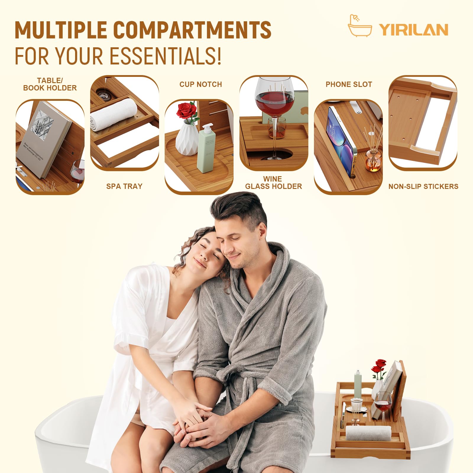 Teak Bathtub Tray - From Where -