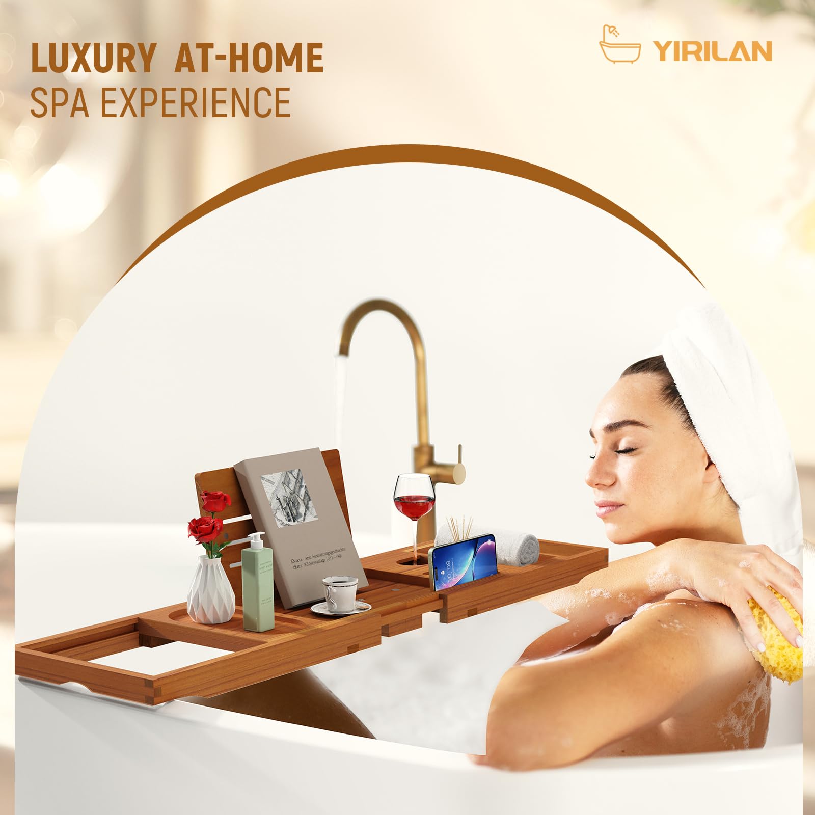 Teak Bathtub Tray - From Where -