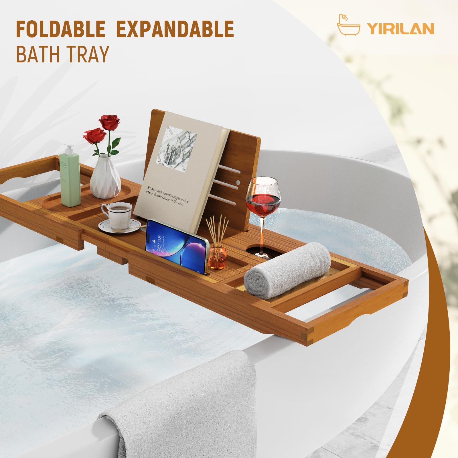 Teak Bathtub Tray - From Where -