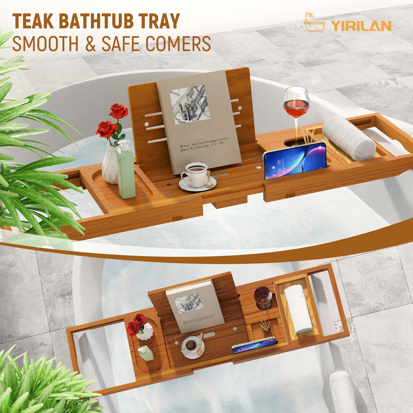 Teak Bathtub Tray - From Where -