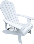 Tek - Wood White Adirondack Chair - From Where -