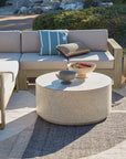 Terrazzo Drum Outdoor Coffee Table - From Where -