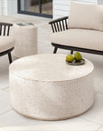 Terrazzo Drum Outdoor Coffee Table - From Where -
