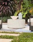 Terrazzo Drum Outdoor Coffee Table - From Where -