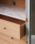 The Fern Marble Top Storage Cabinet - From Where -