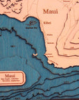 The Island of Maui 3D Map - From Where -
