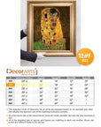 The Kiss, Gustav Klimt Classic Art - From Where -