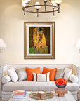 The Kiss, Gustav Klimt Classic Art - From Where -