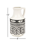 The Novogratz Ceramic Tribal Vase - From Where -