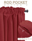 Thermal Insulated Blackout Curtains (Set of 2) - From Where -
