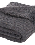 Inaya, 51" X 67", Grey, Cotton Throw- THR5002C-5167