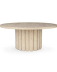 Tiber Solid Wood Round Dining Table - From Where Finds -