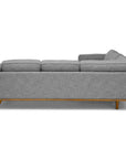 Timber 93 Corner Sectional Pebble Gray - From Where -