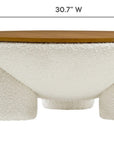 Toby Boucle Coffee Table - From Where -