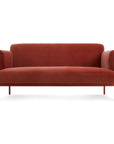 Tomato Velvet Studio Sofa - From Where -