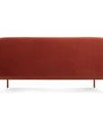 Tomato Velvet Studio Sofa - From Where -