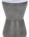 Torre Concrete Accent Stool - From Where Finds -