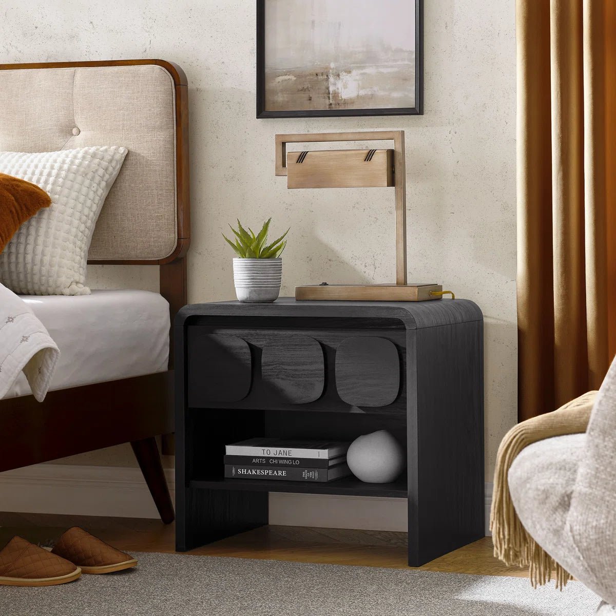 Toscana 1 - Drawer Nightstand - From Where -