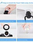 Touch Control Nightstand Table Lamp - From Where -