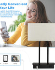 Touch Control Nightstand Table Lamp - From Where -