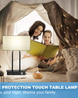 Touch Control Nightstand Table Lamp - From Where -