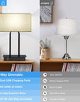 Touch Control Nightstand Table Lamp - From Where -
