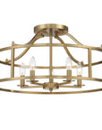 Traditional Drum - shaped Ceiling Light - From Where -