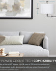 Traditional Swing Arm Floor Lamp - From Where -