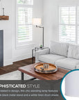 Traditional Swing Arm Floor Lamp - From Where -