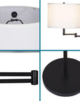 Traditional Swing Arm Floor Lamp - From Where -