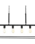 Trestle 4 - Light Iron Chandelier - From Where -