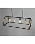 Trestle 4 - Light Iron Chandelier - From Where -