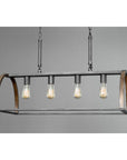 Trestle 4 - Light Iron Chandelier - From Where -