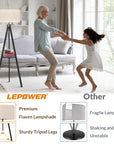 Tripod Floor Lamp with Shelf - From Where -