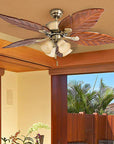 Tropical LED Ceiling Fan with Light - From Where -