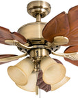 Tropical LED Ceiling Fan with Light - From Where -