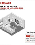 Tropical LED Ceiling Fan with Light - From Where -
