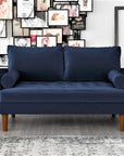 Tufted Velvet Loveseat Sofa - From Where -