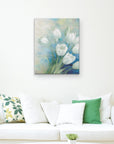Tulip Blossoms by D. Rogier Painting - From Where -