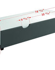 Twin Over Full Bunkbed with Trundle - From Where -
