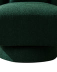 Upholstered Accent Swivel Barrel Chair - From Where -