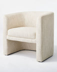 Upholstered Barrel Accent Chair - From Where -