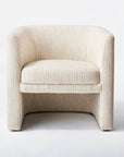 Upholstered Barrel Accent Chair - From Where -