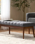 Upholstered Ottoman Fabric Storage - From Where -