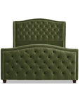 Upholstered Shelter Wingback Panel Bed - From Where -