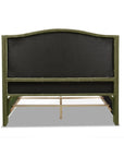 Upholstered Shelter Wingback Panel Bed - From Where -