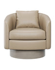 Upholstered Swivel Lounge Chair - From Where -