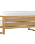 Upland Outdoor Patio Teak Sofa - From Where -