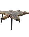 Upton Live Edge Wood Coffee Table - From Where -
